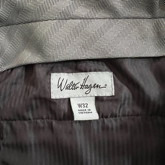Walter Hagen Size 32 Black Flat Front 4 pocket Golf Shorts 10" Inseam - Picture 5 of 7